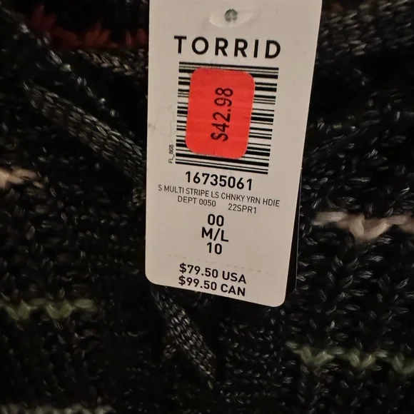 Torrid sweater. New with tags. - Picture 4 of 4